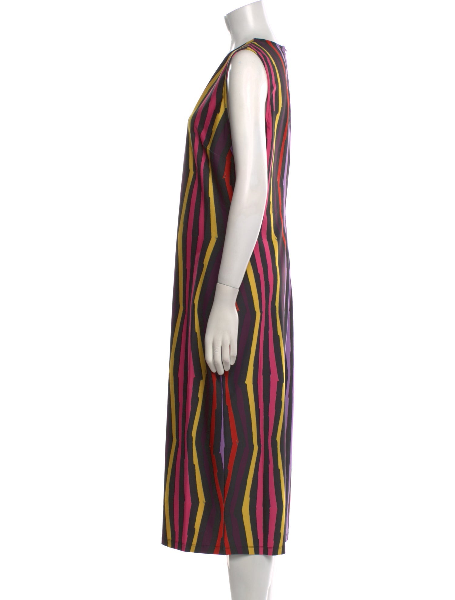 Jonathan Cohen Striped Midi Length Dress w/ Tags