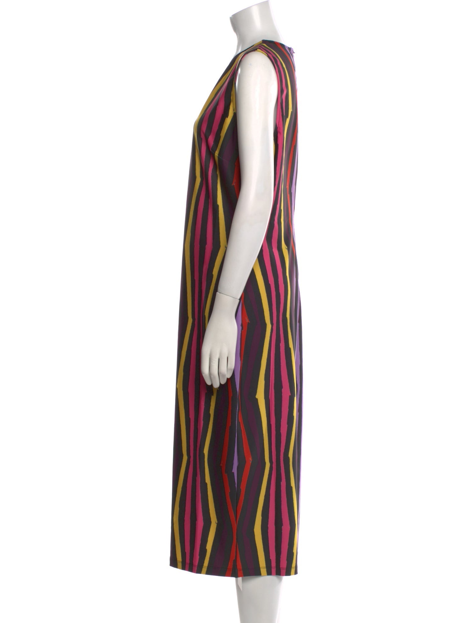 Jonathan Cohen Striped Midi Length Dress w/ Tags