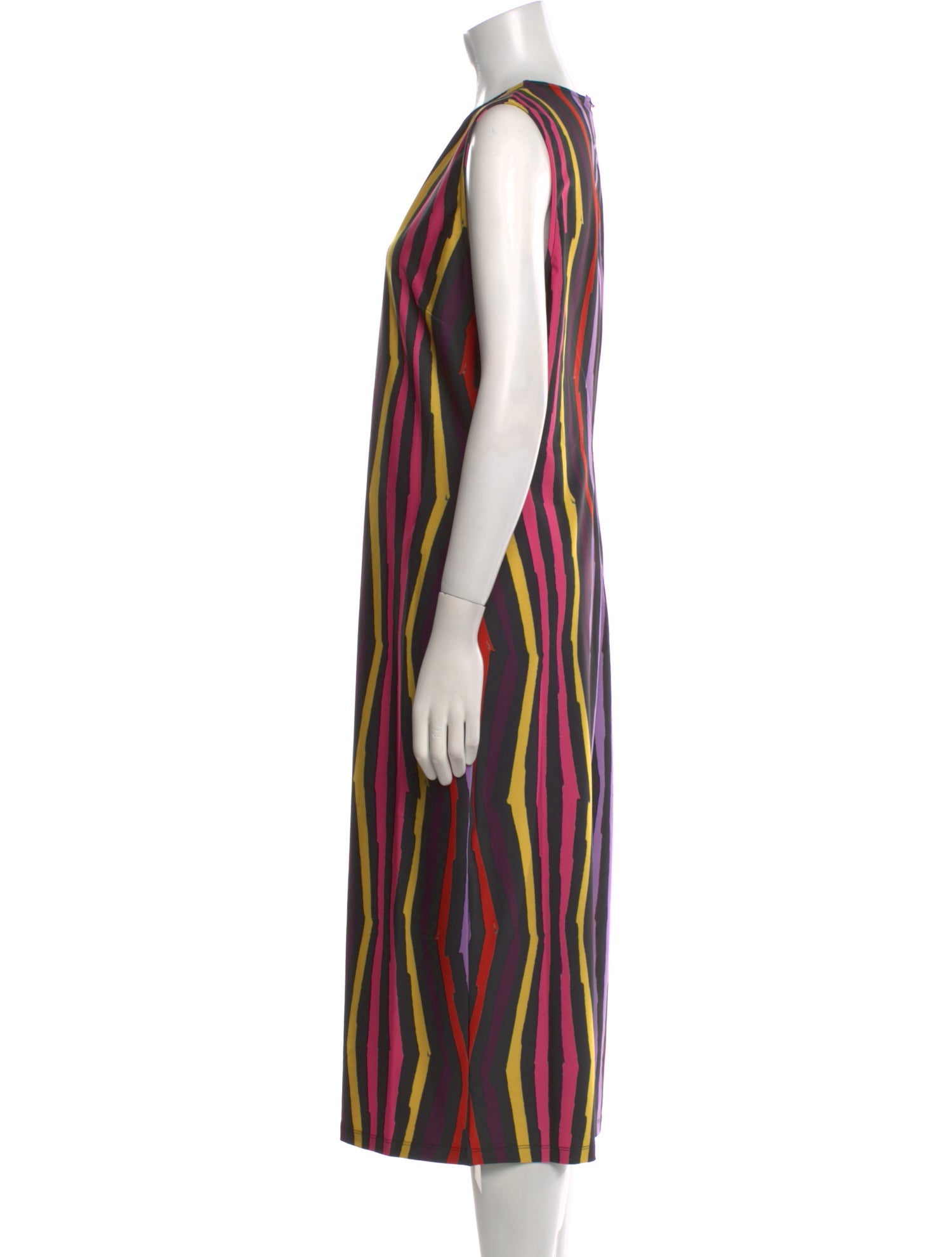 Jonathan Cohen Striped Midi Length Dress w/ Tags
