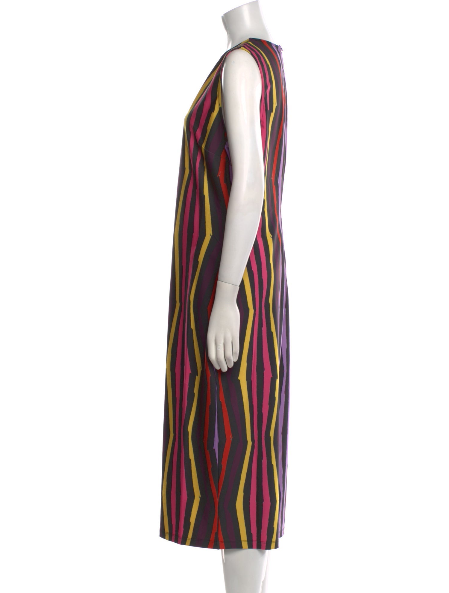Jonathan Cohen Striped Midi Length Dress w/ Tags