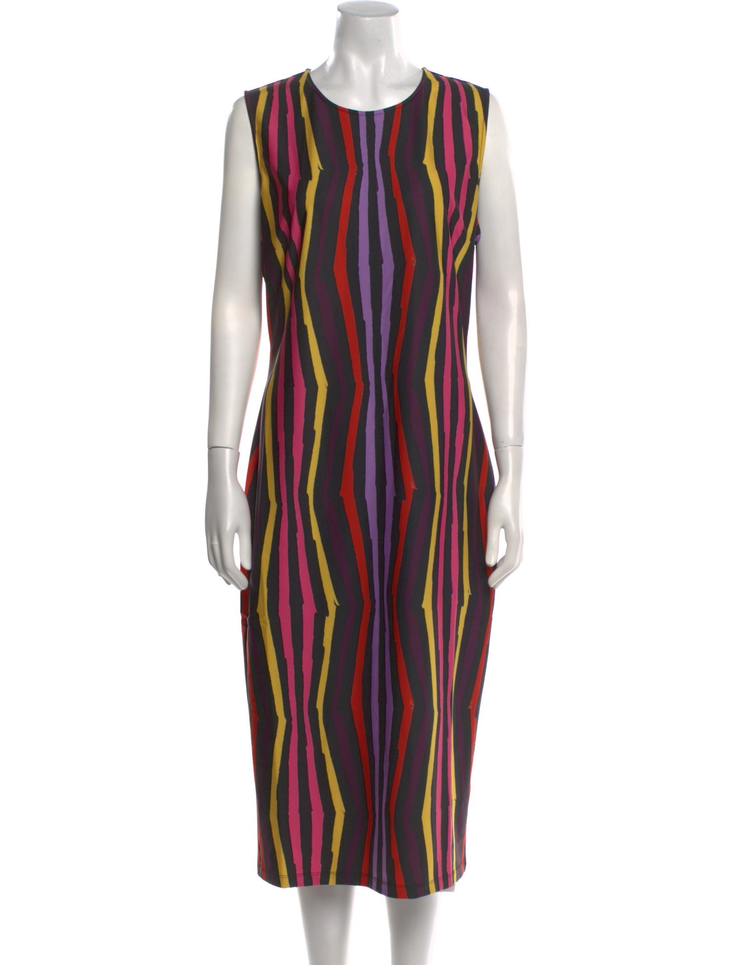 Jonathan Cohen Striped Midi Length Dress w/ Tags