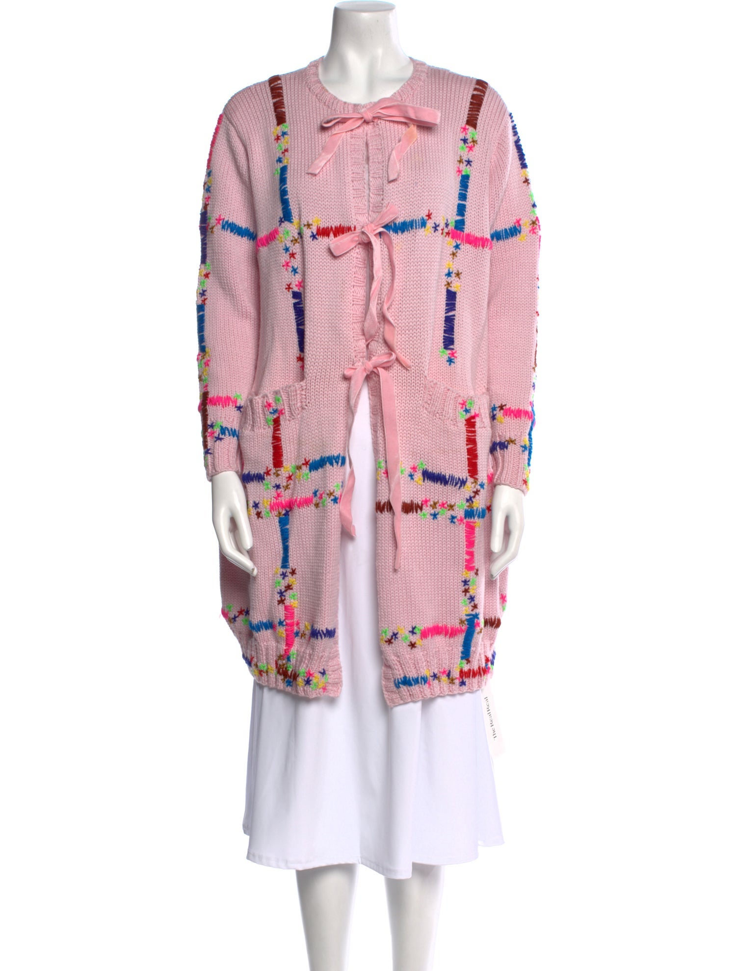 Jonathan Cohen Plaid Print Scoop Neck Sweater