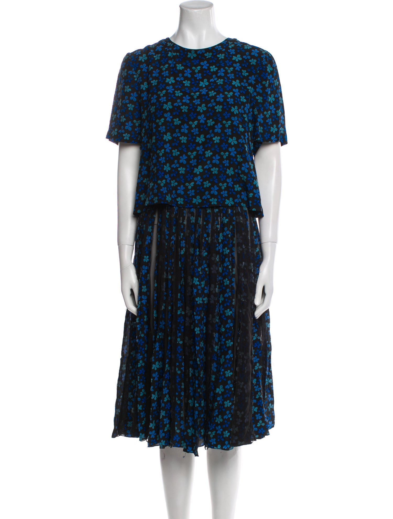 Jonathan Cohen Silk Midi Length Dress