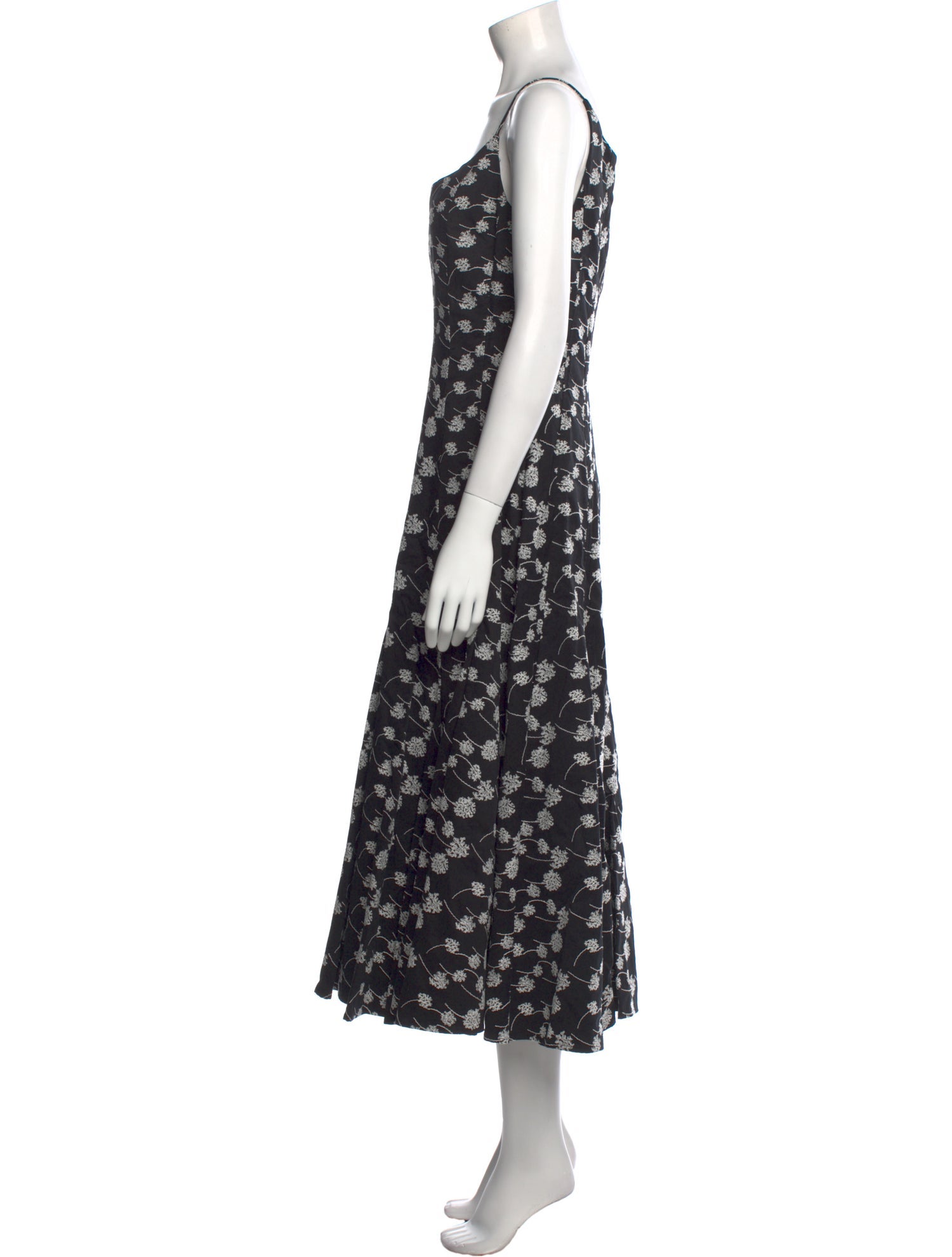 Jonathan Cohen Floral Print Long Dress