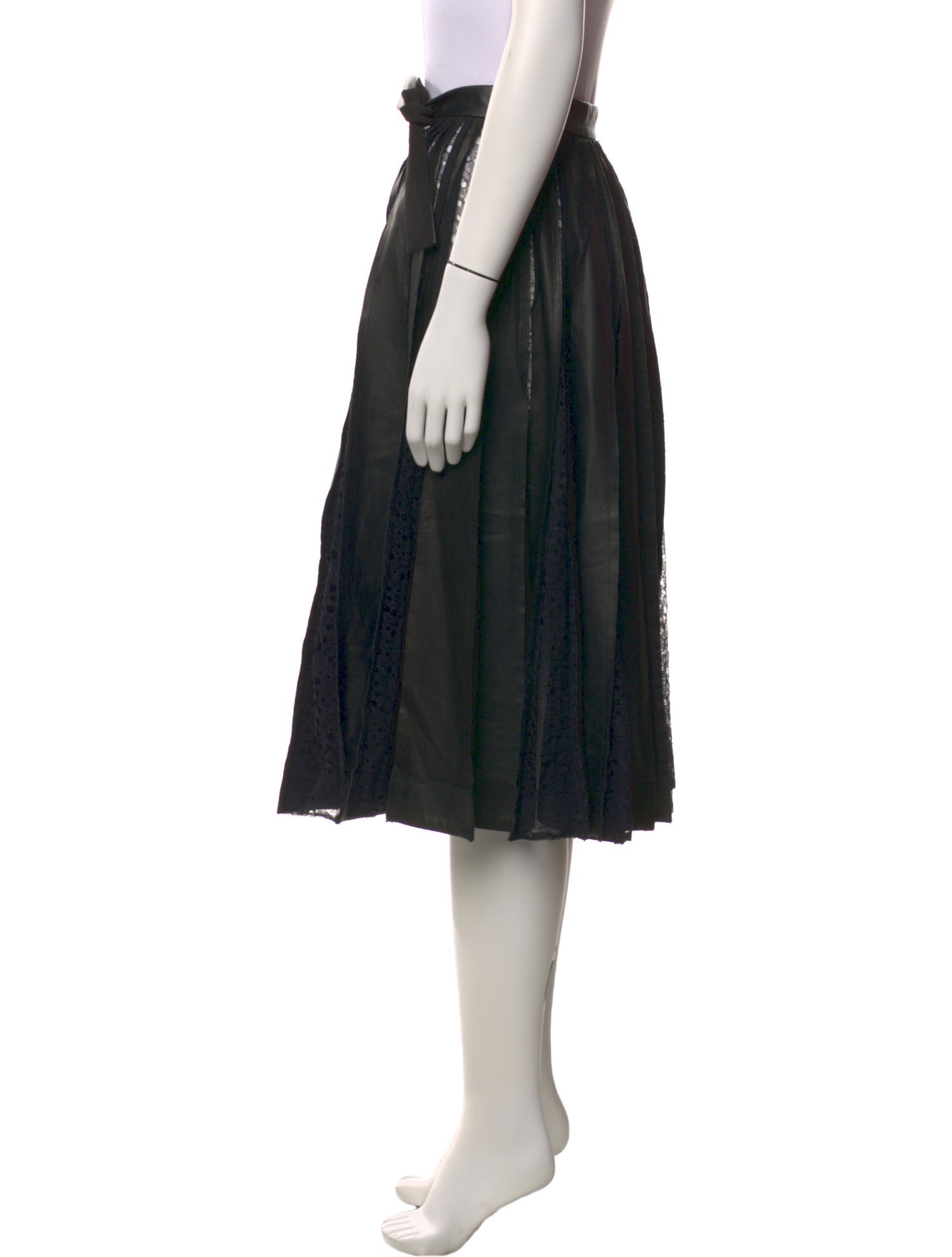 Jonathan Cohen Pleated Accents Knee-Length Skirt