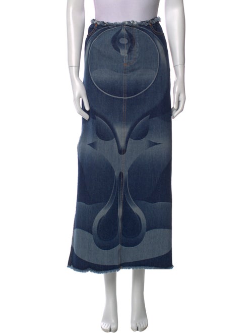 Conner Ives Printed Midi Length Skirt