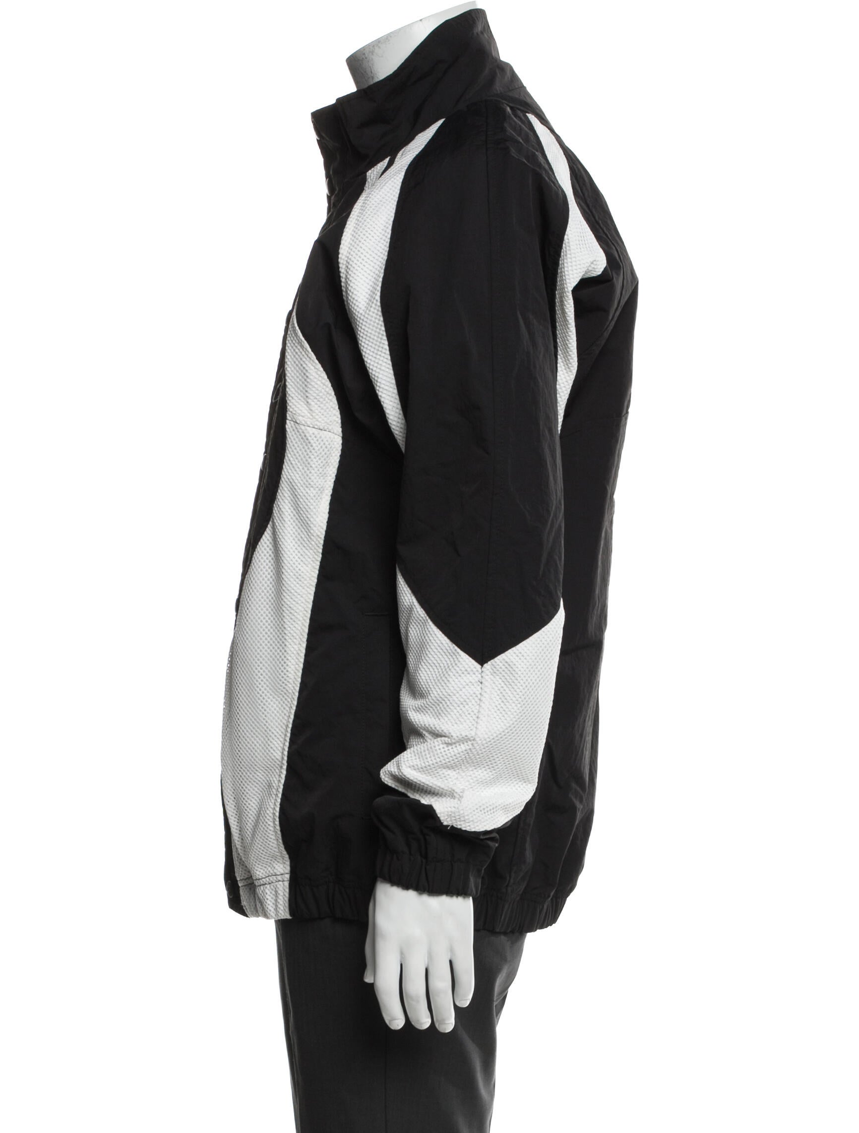 CORTEIZ Colorblock Pattern Windbreaker