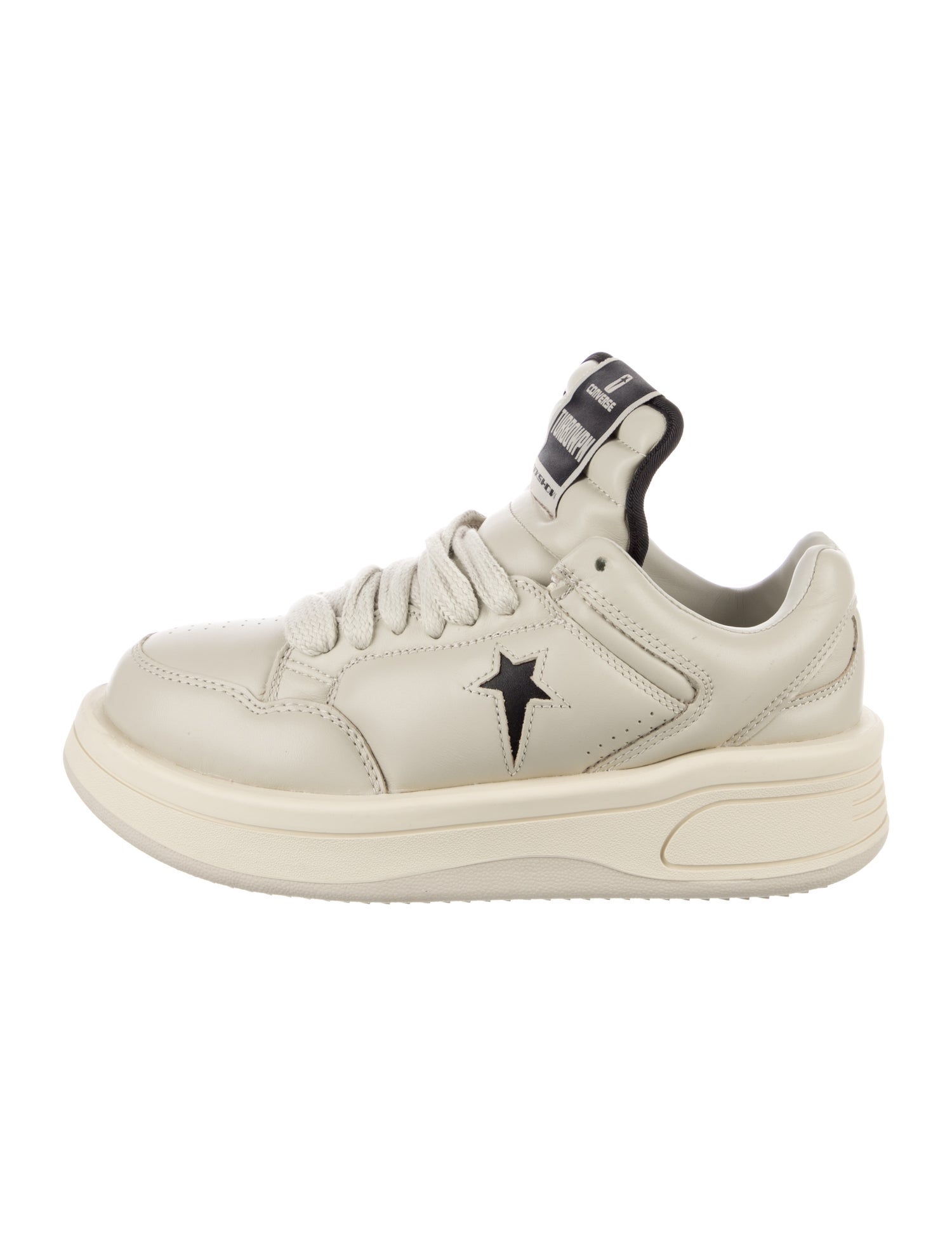 Converse x DRKSHDW Leather Printed Chunky Sneakers