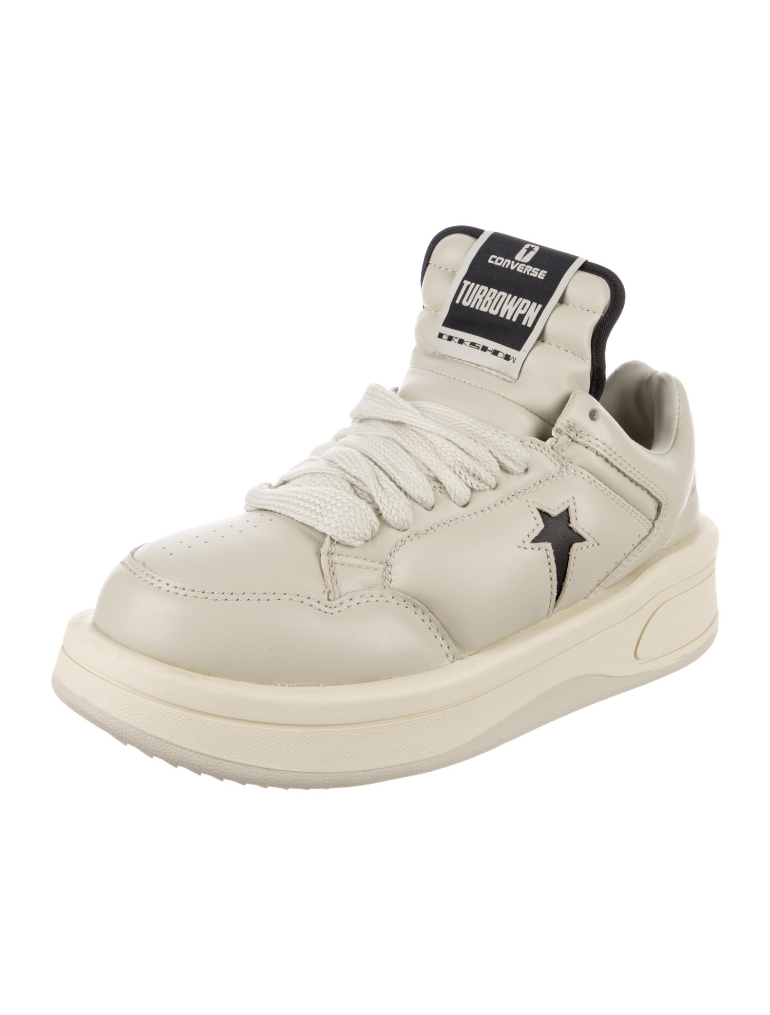 Converse x DRKSHDW Leather Printed Chunky Sneakers