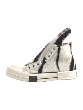 Converse x DRKSHDW Shearling Athletic Sneakers