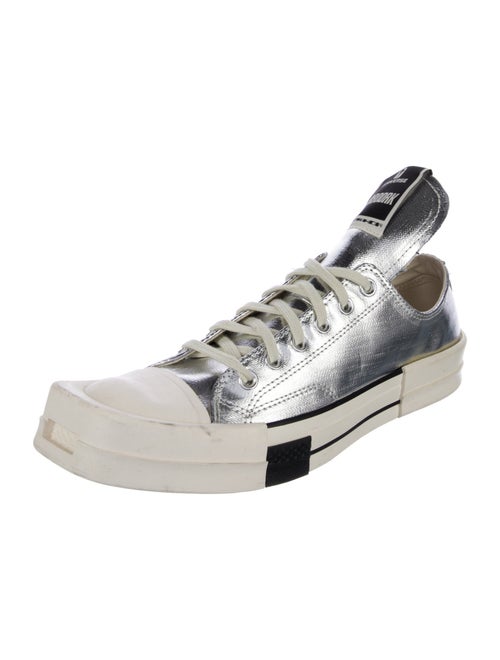 Converse x DRKSHDW Leather Colorblock Pattern Sneakers