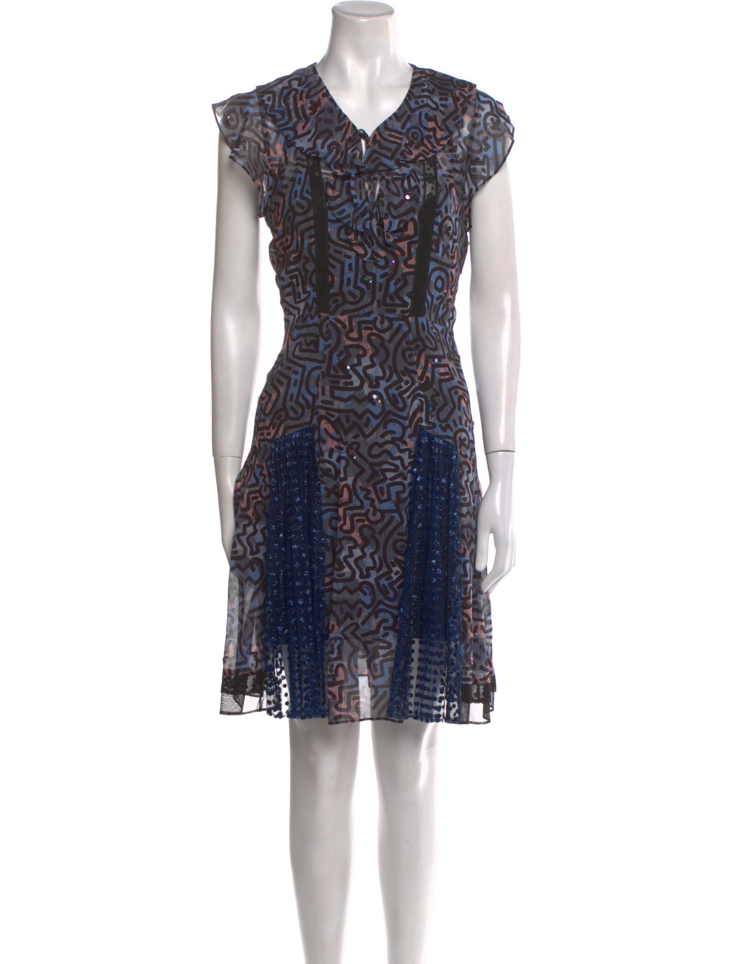 Coach 1941 x Keith Haring Printed Knee-Length Dress
