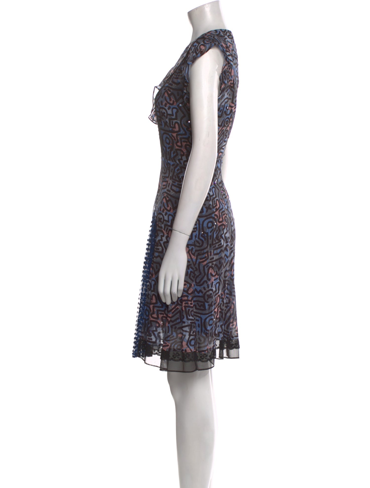 Coach 1941 x Keith Haring Printed Knee-Length Dress