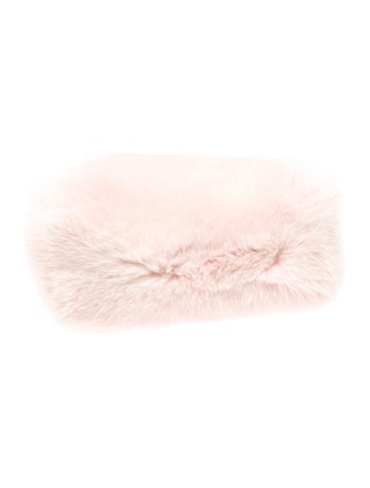 Color Temperature Faux Fur Top Handle Bag