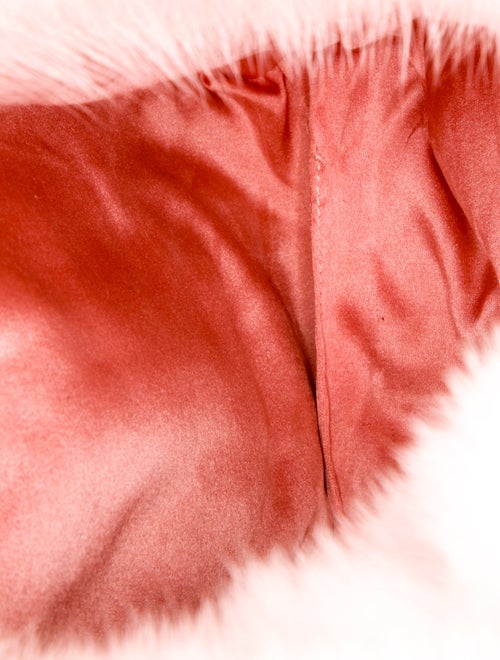 Color Temperature Faux Fur Top Handle Bag