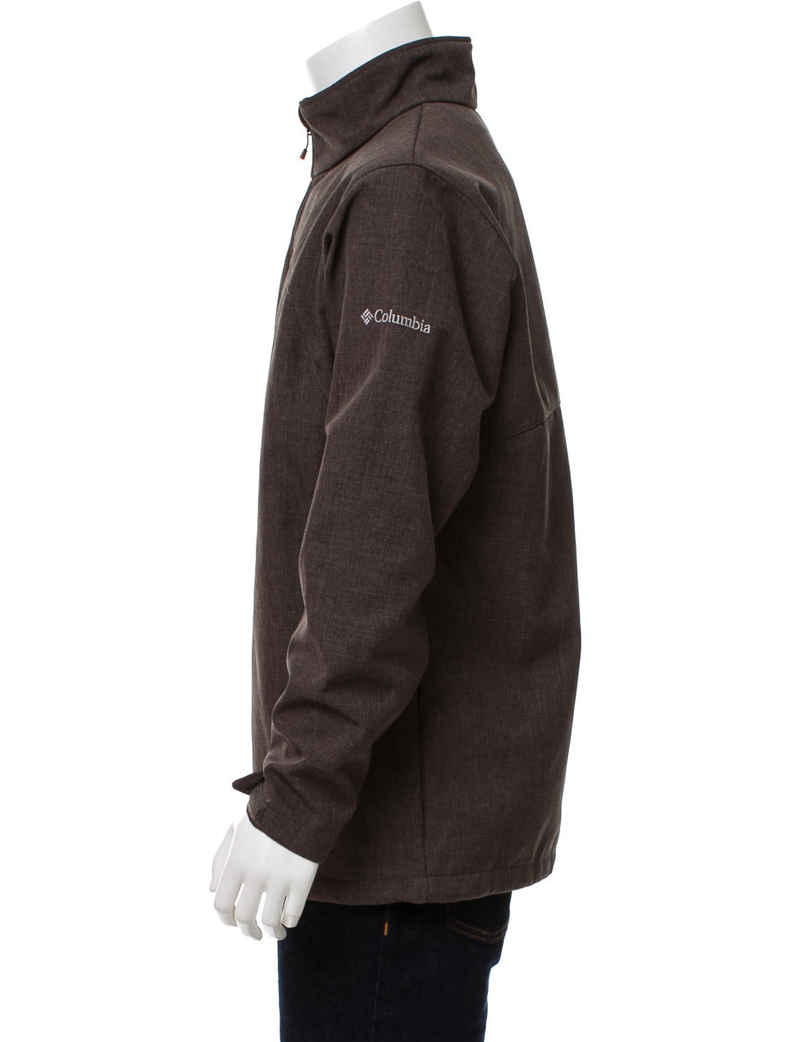 Columbia Fleece Lined Jacket Grey Outerwear, Clothing WCOLM20088