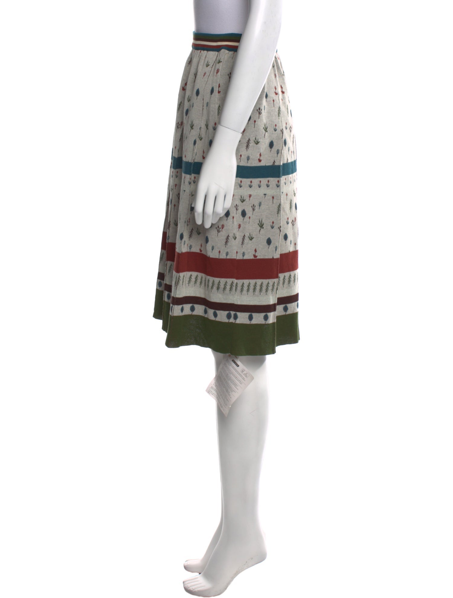 Roberto Collina Printed Knee-Length Skirt