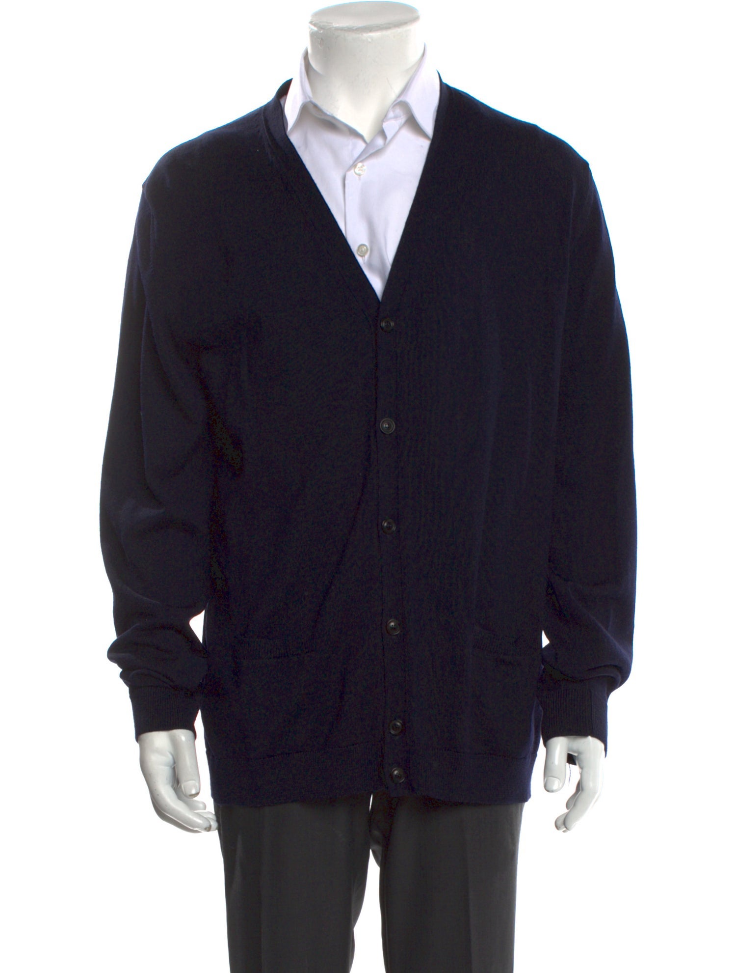 Roberto Collina Merino Wool V-Neck Cardigan