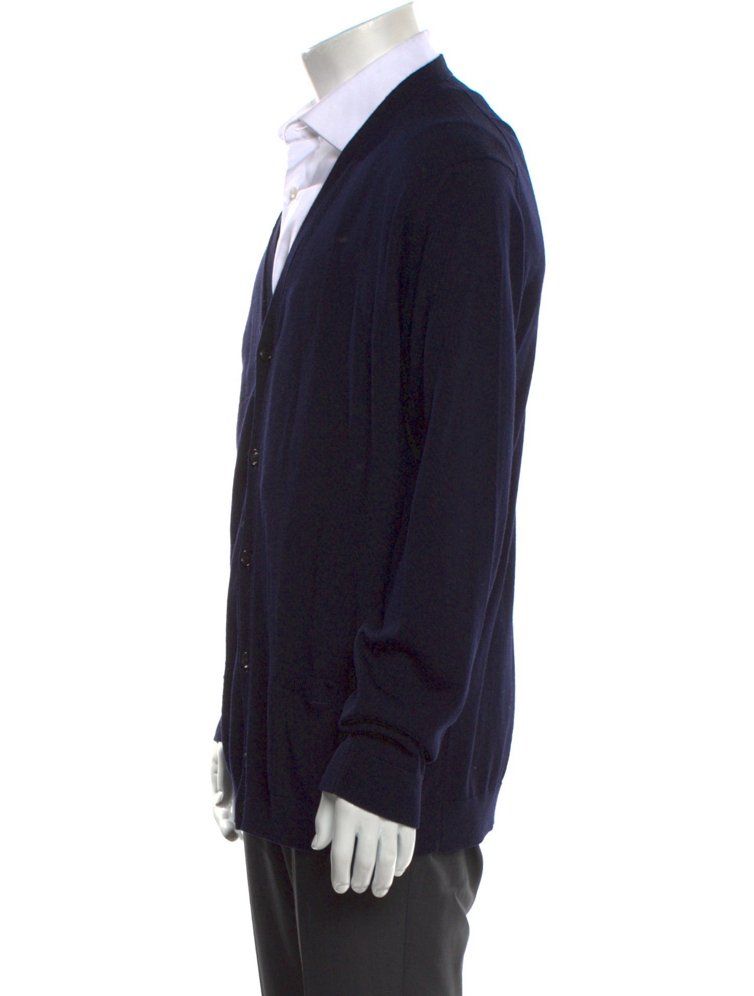 Roberto Collina Merino Wool V-Neck Cardigan