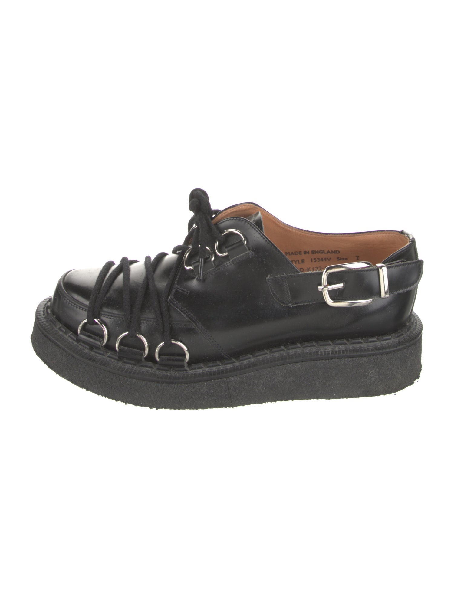 Comme des Garcons Homme Plus x George Cox Patent Leather Boat 