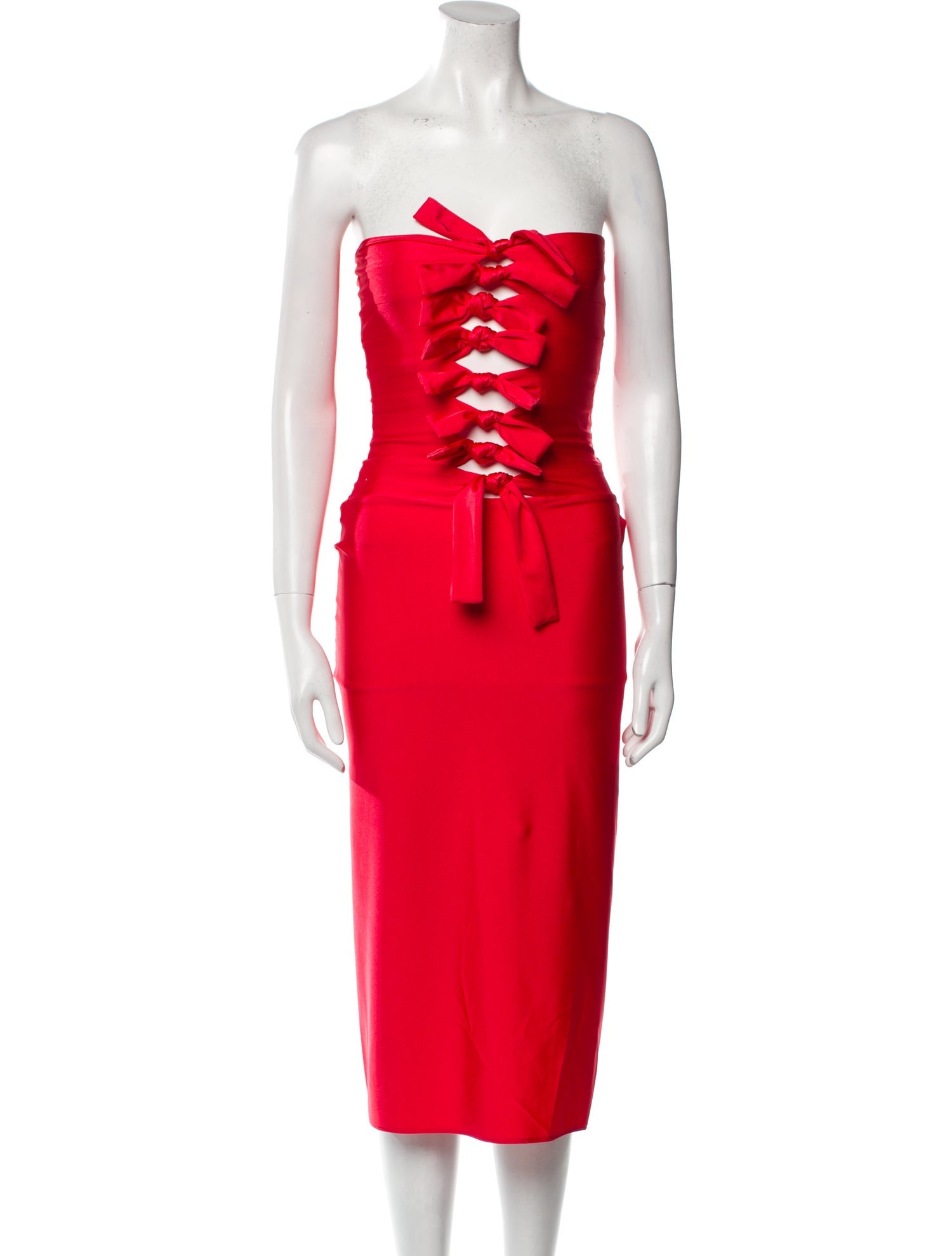 Coperni Silk Knee-Length Dress w/ Tags