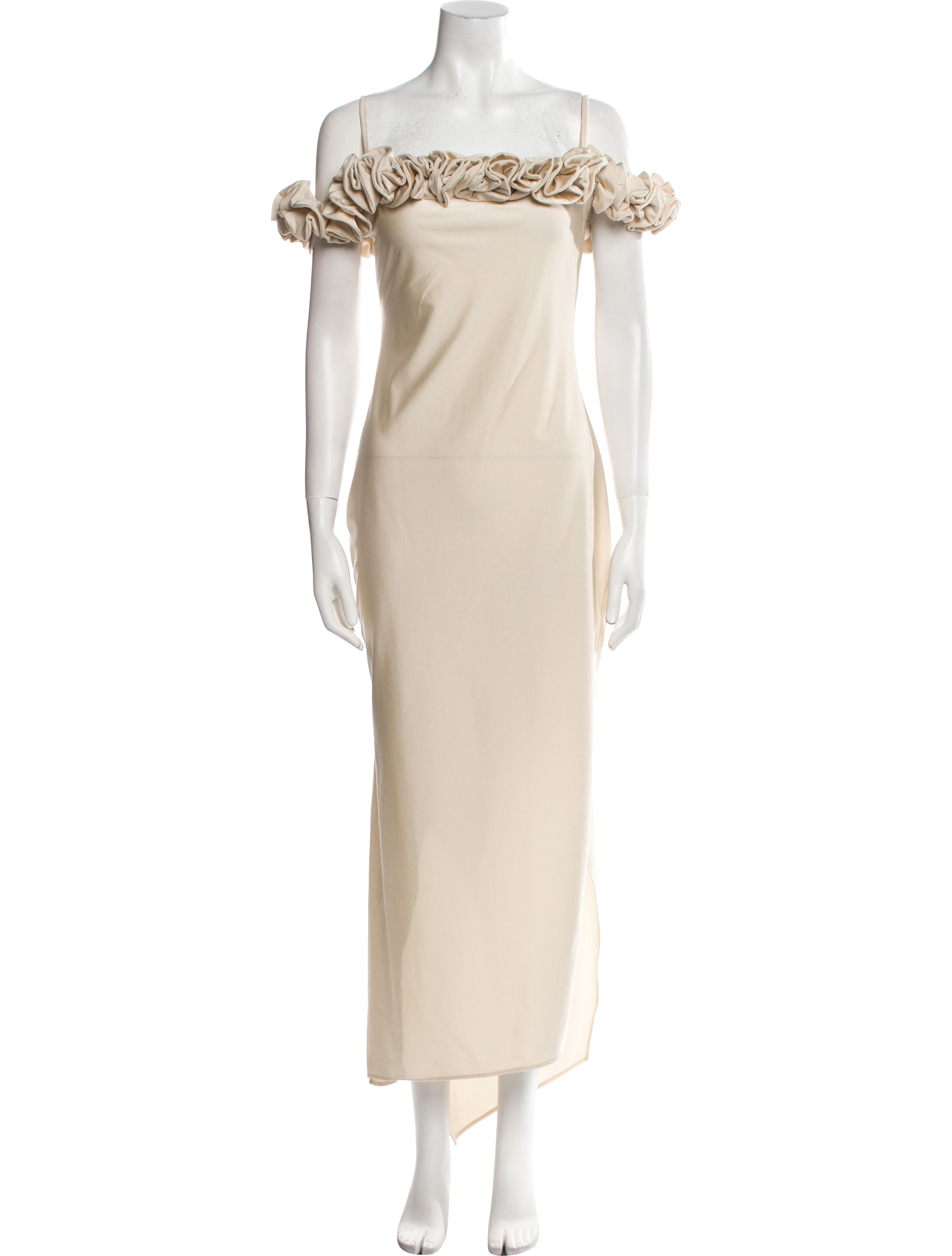 Coperni Off-The-Shoulder Long Dress