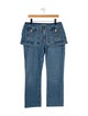 Coperni High-Rise Wide Leg Jeans