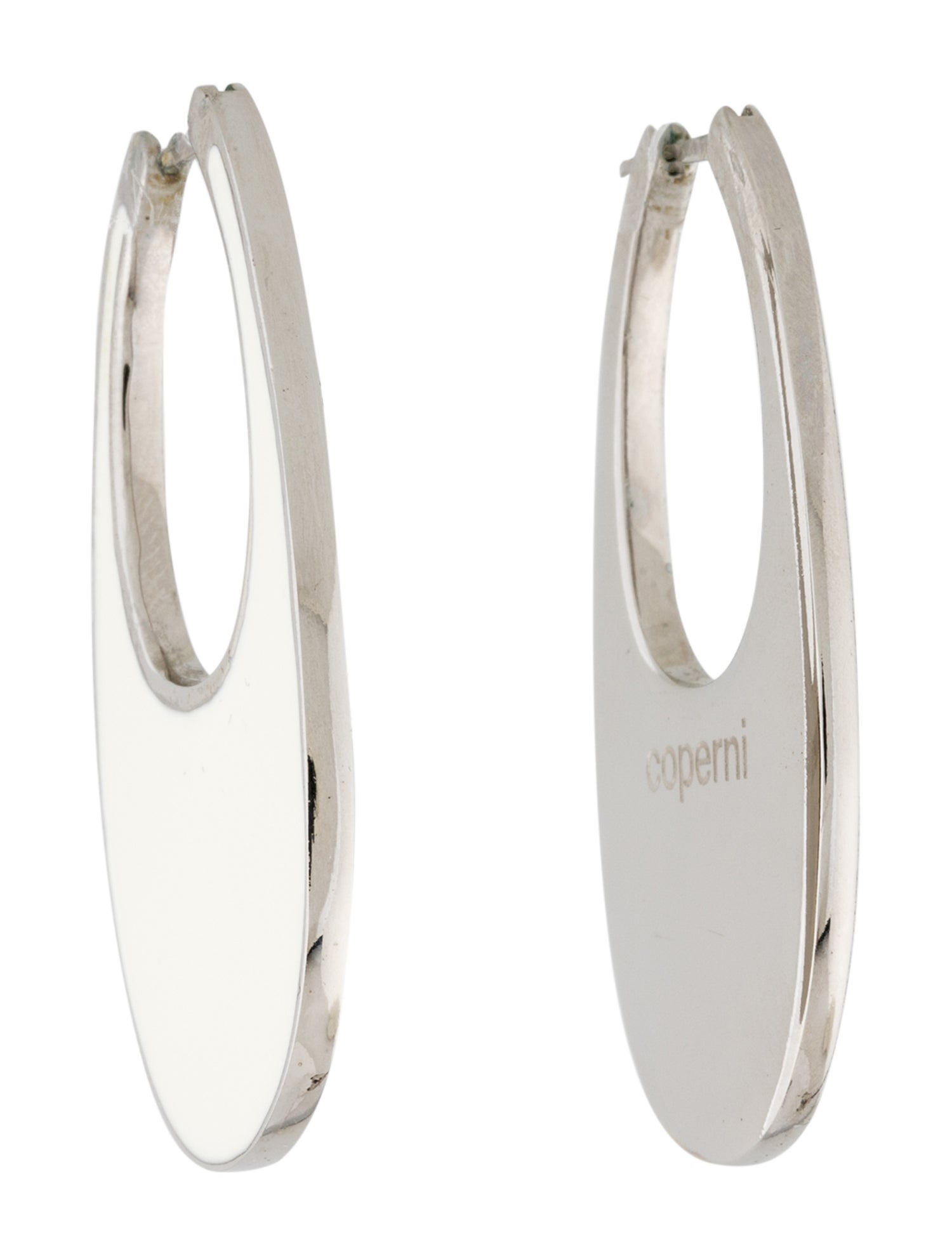 Coperni Large Swipe Earrings