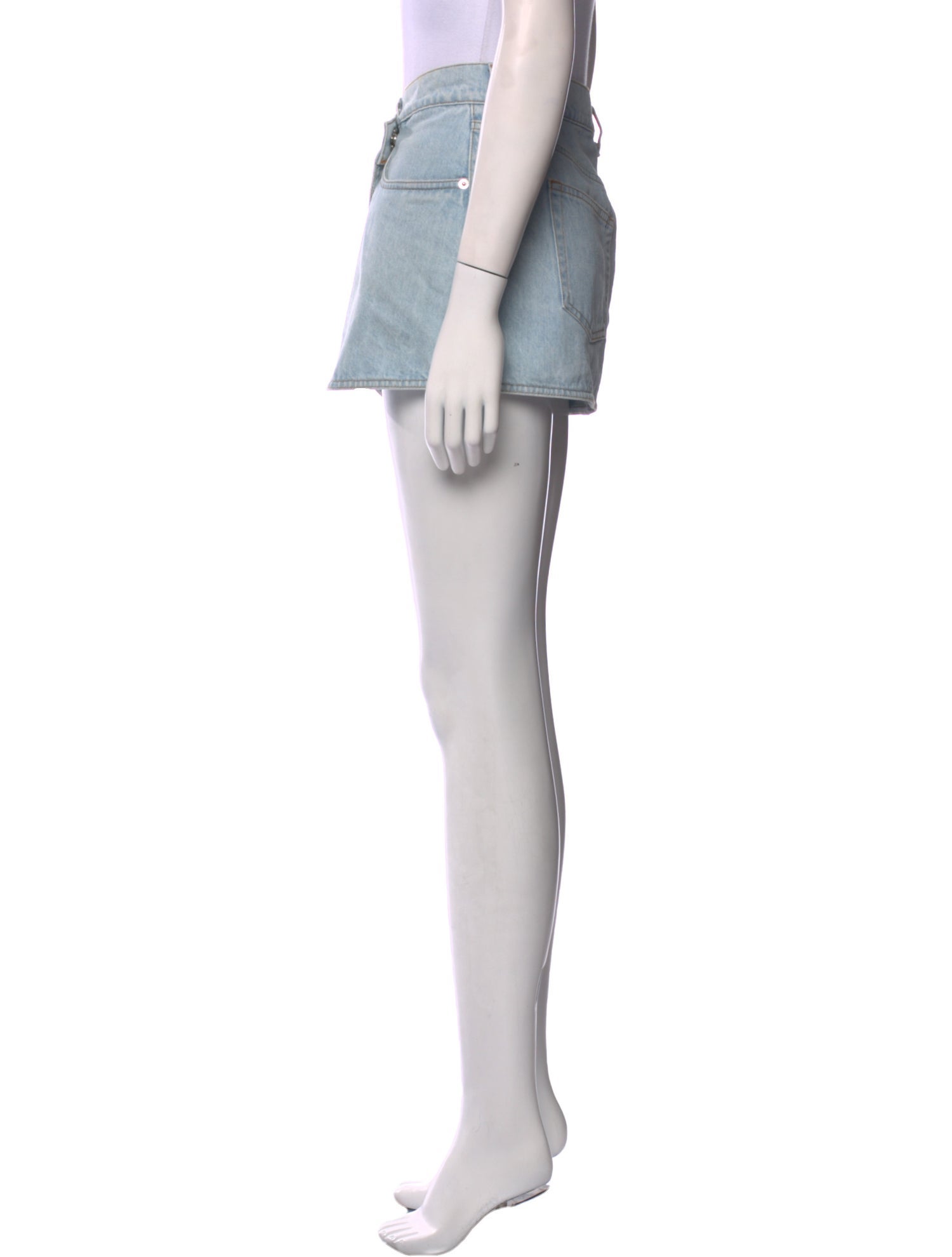 Coperni Distressed Accents Mini Skirt