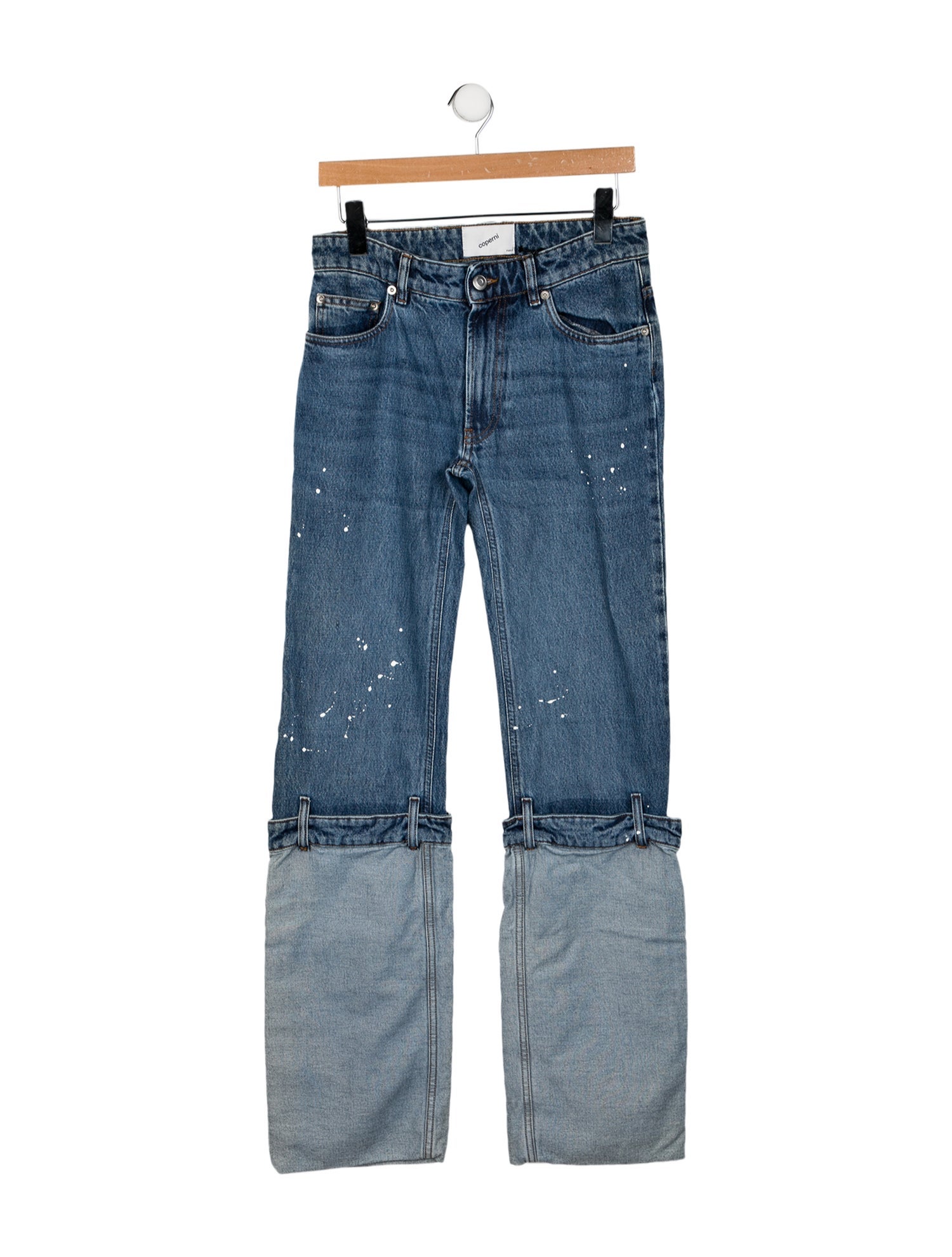 Coperni Mid-Rise Wide Leg Jeans w/ Tags