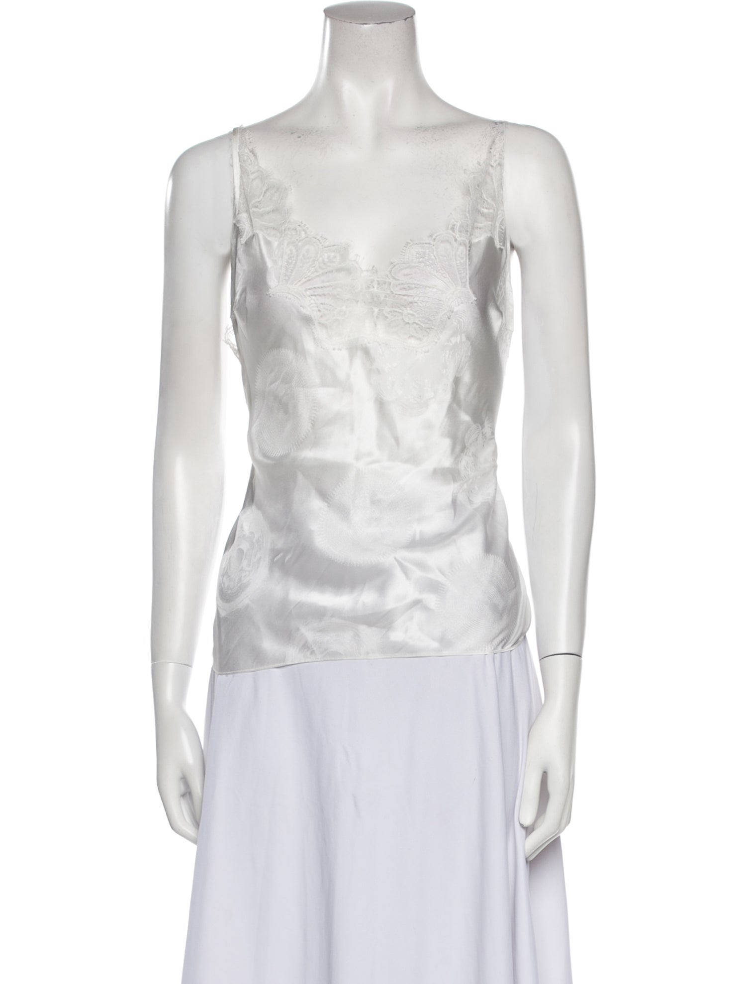 Coperni Lace Trim Embellishment Pajamas