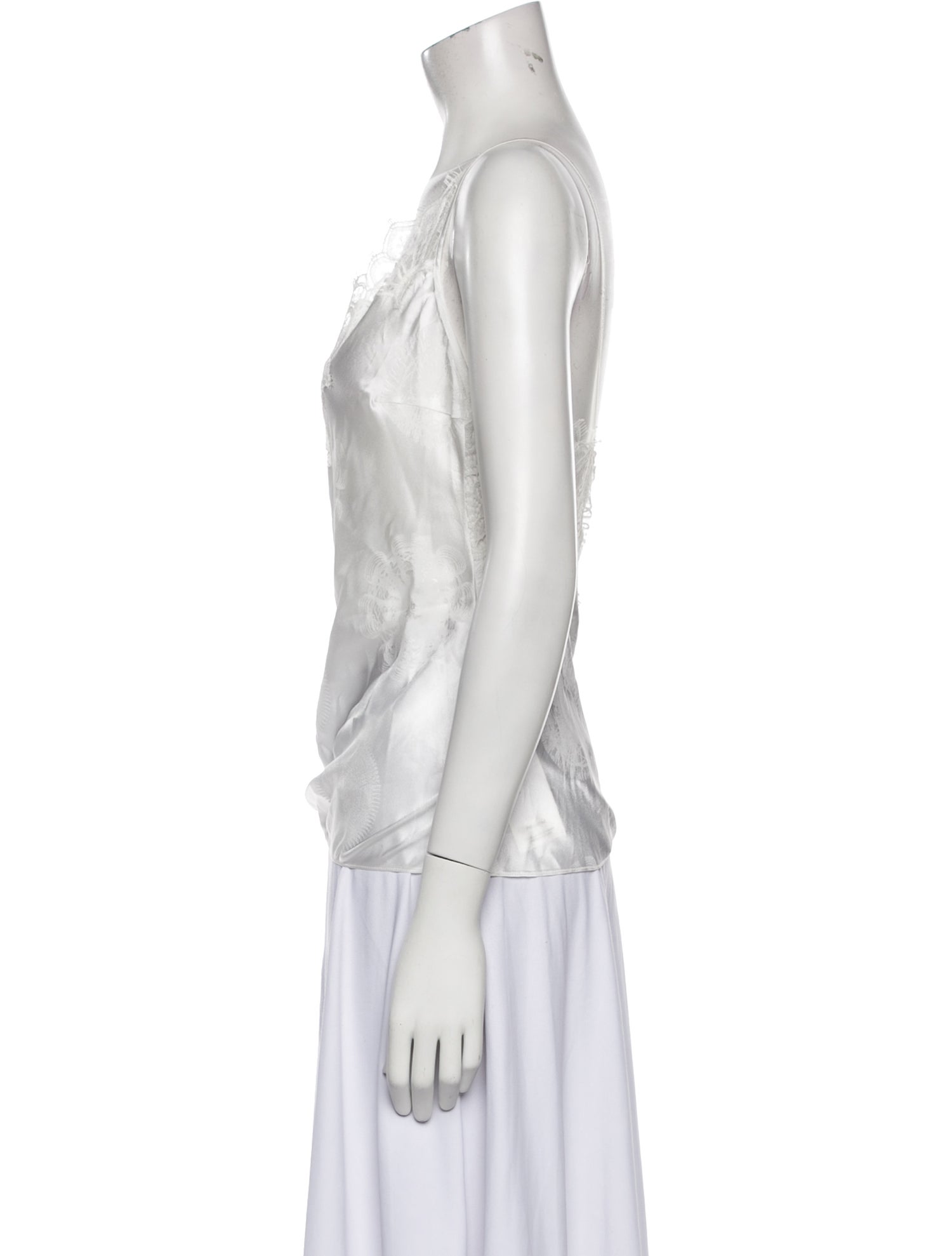 Coperni Lace Trim Embellishment Pajamas