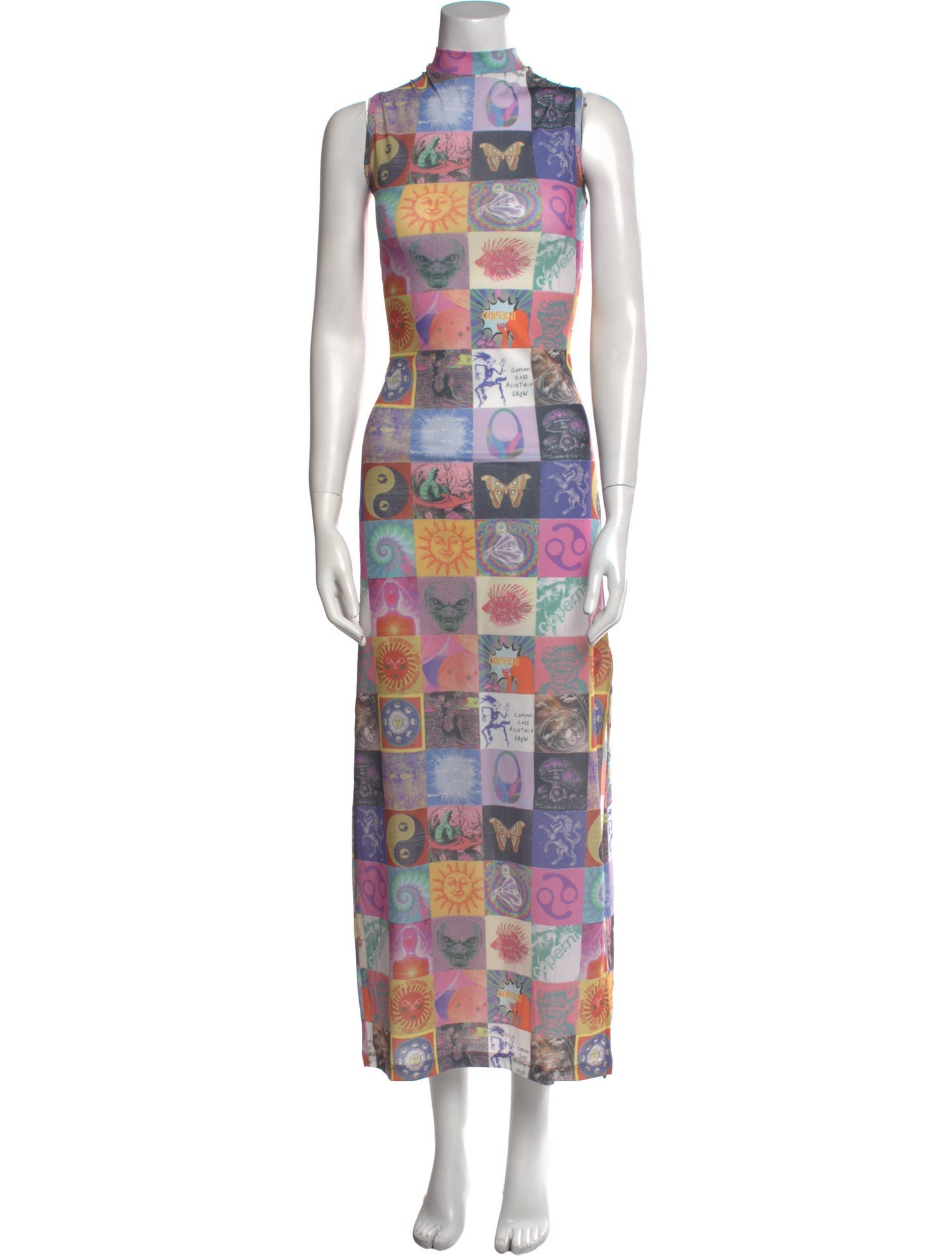 Coperni Printed Long Dress