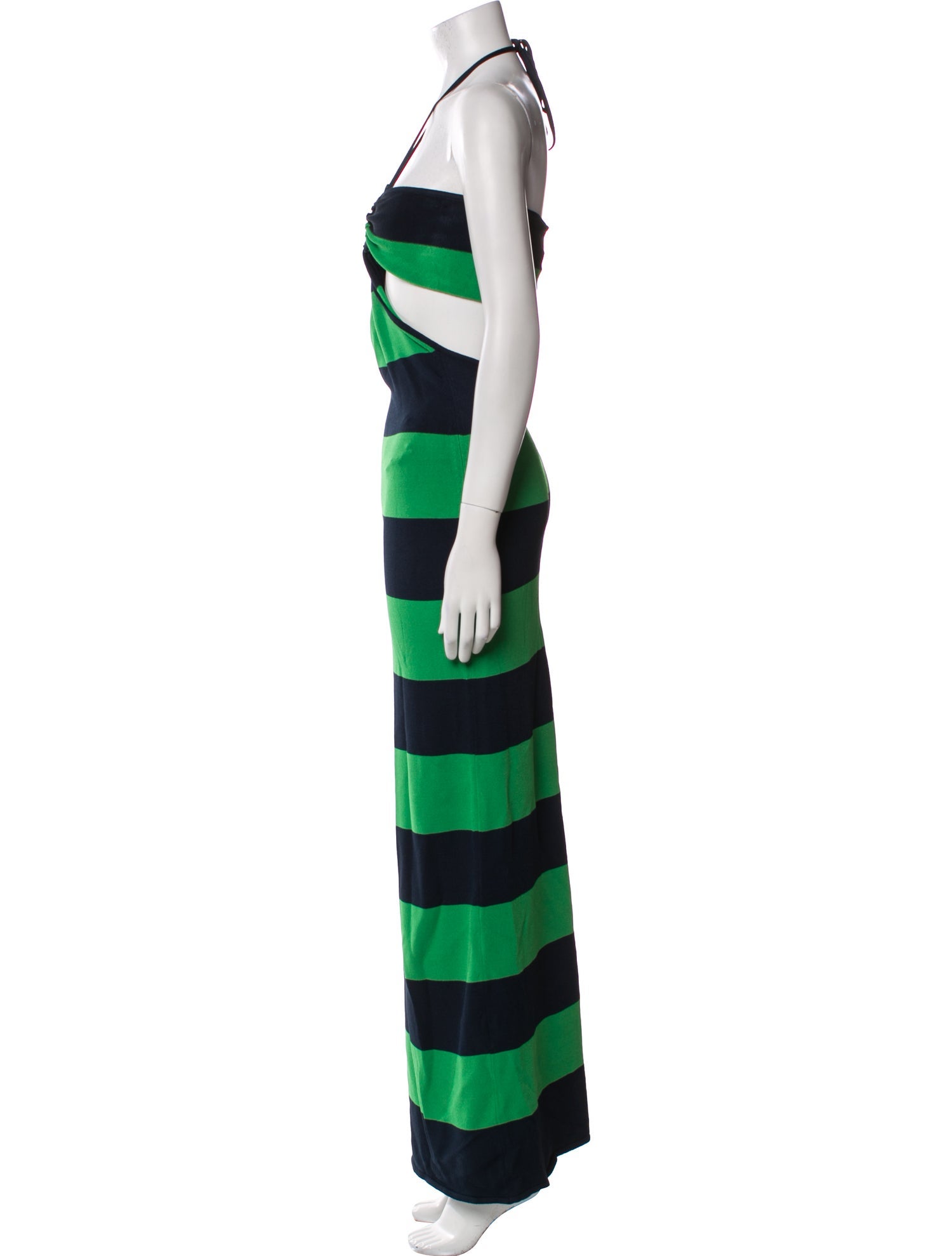 Coperni Striped Long Dress