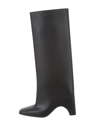 Coperni Rubber Embroidered Accent Rain Boots