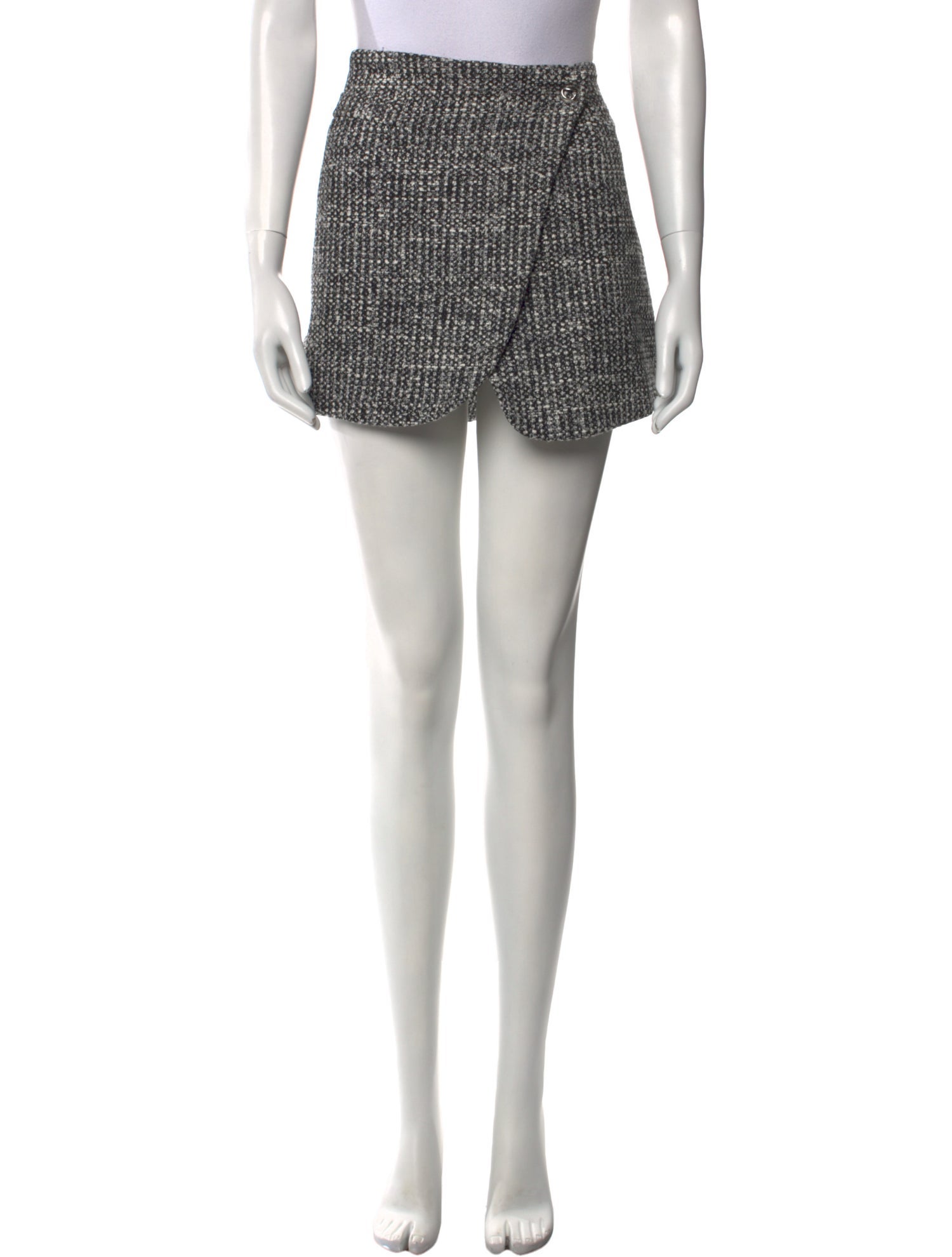 Coperni Tweed Pattern Mini Skirt