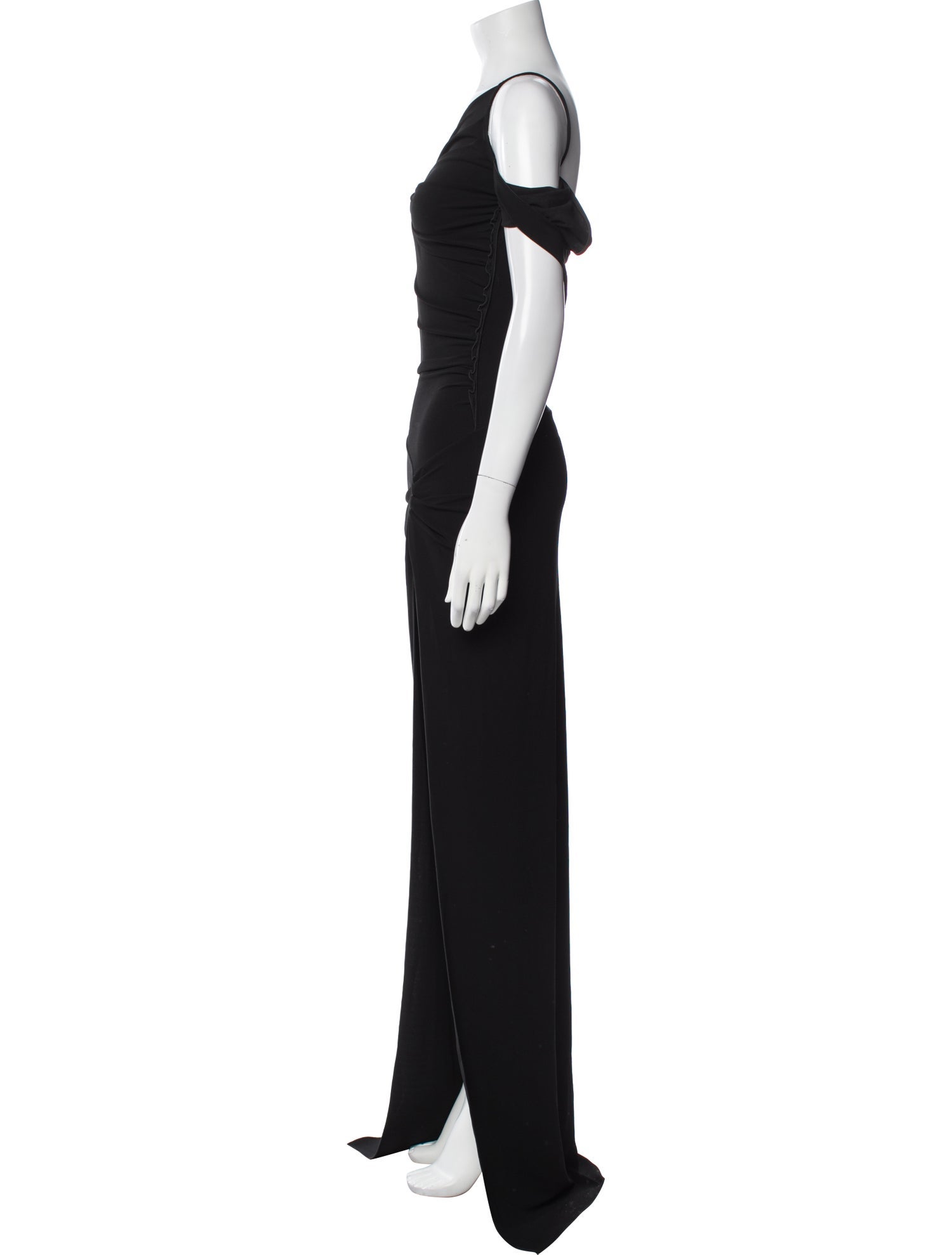 Coperni One-Shoulder Long Dress