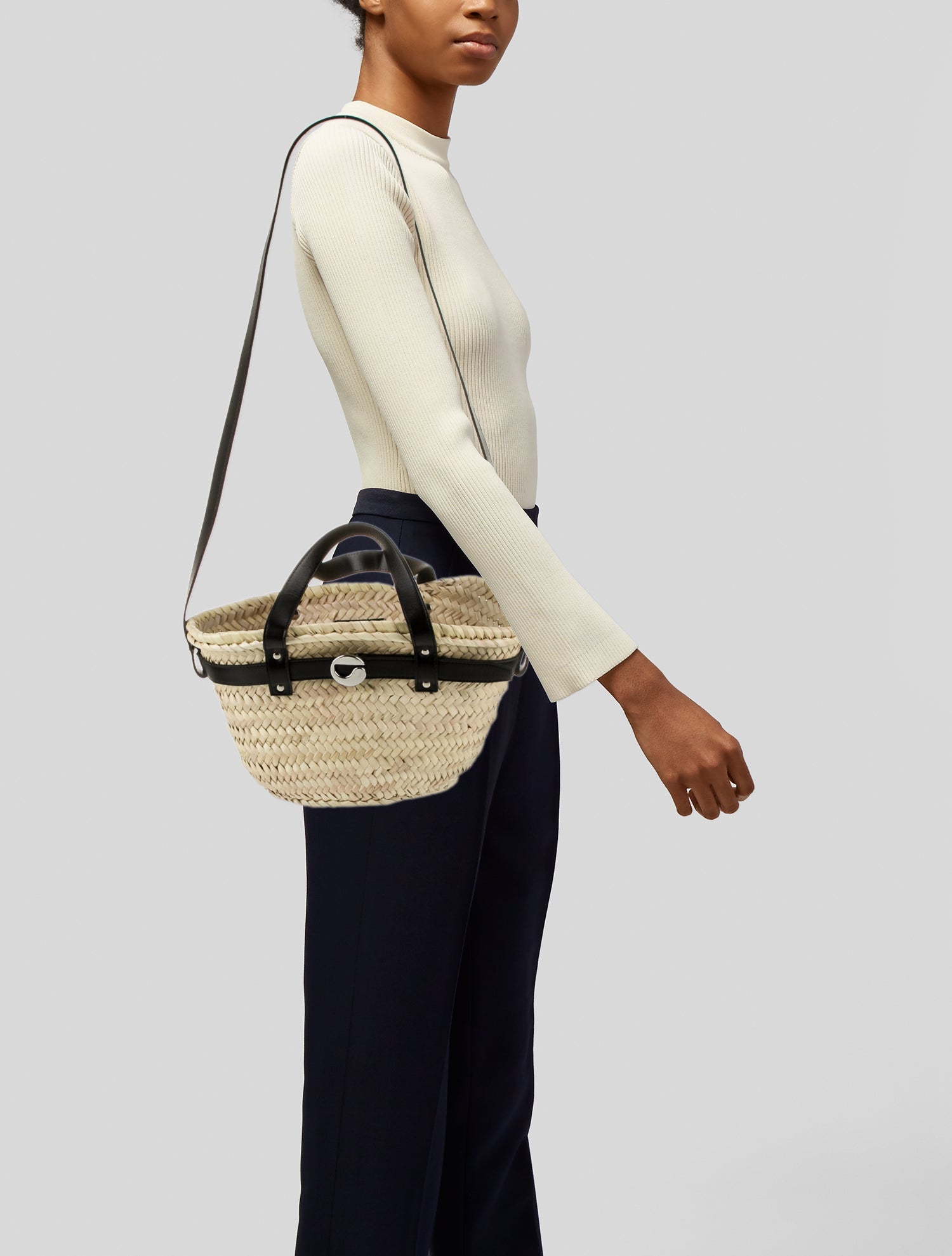 Coperni Straw Top Handle Bag