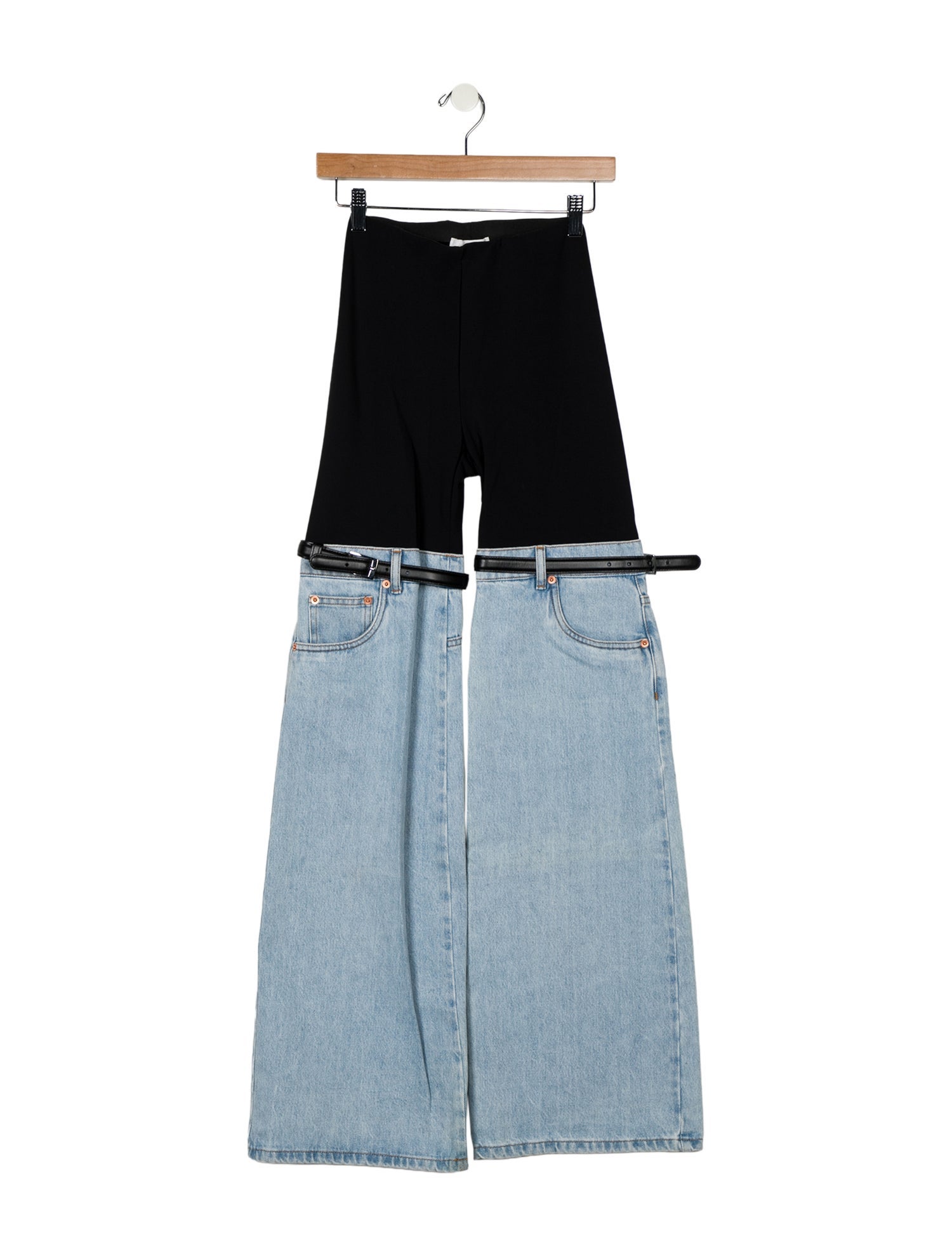 Coperni High-Rise Wide Leg Jeans
