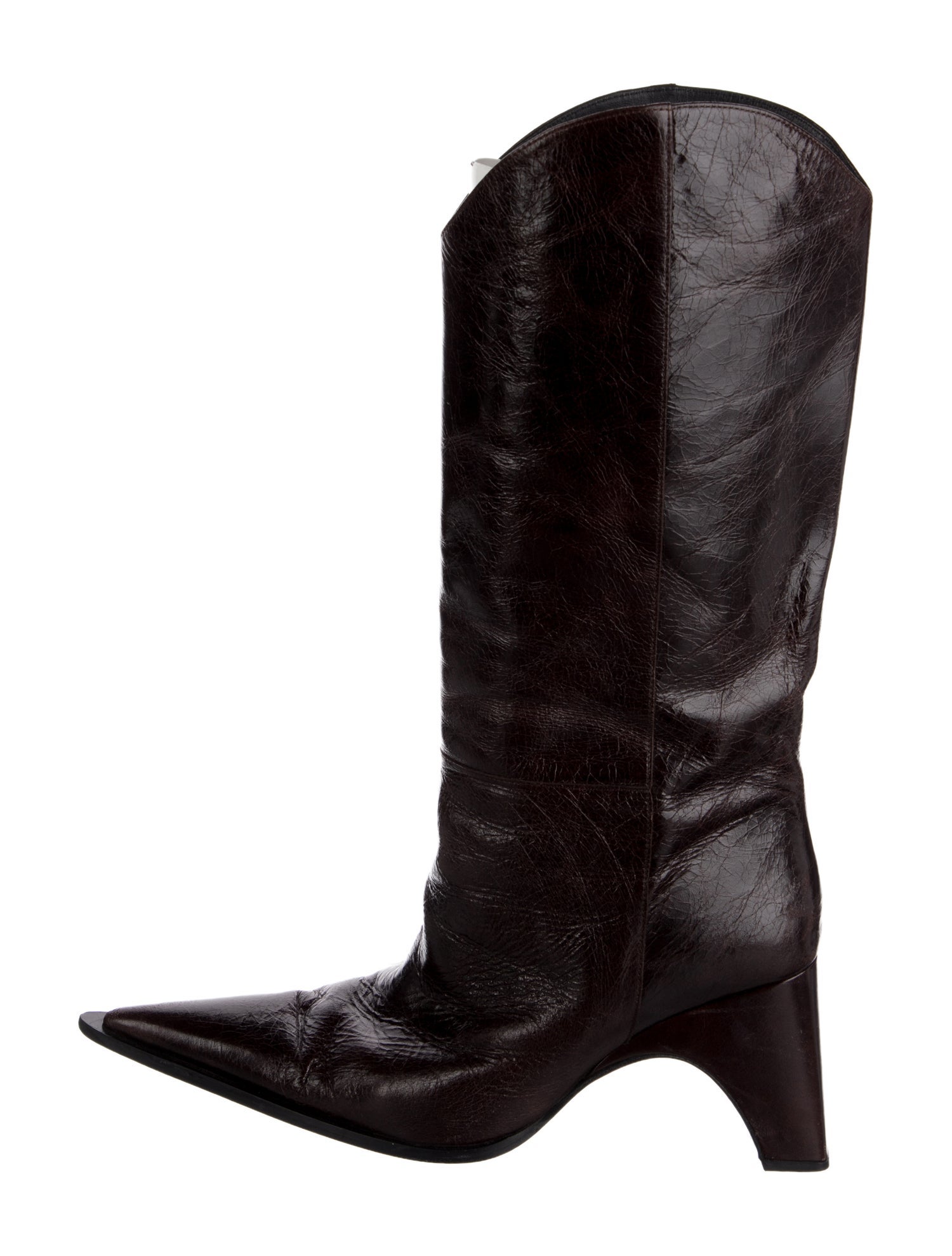 Coperni Leather Western Boots