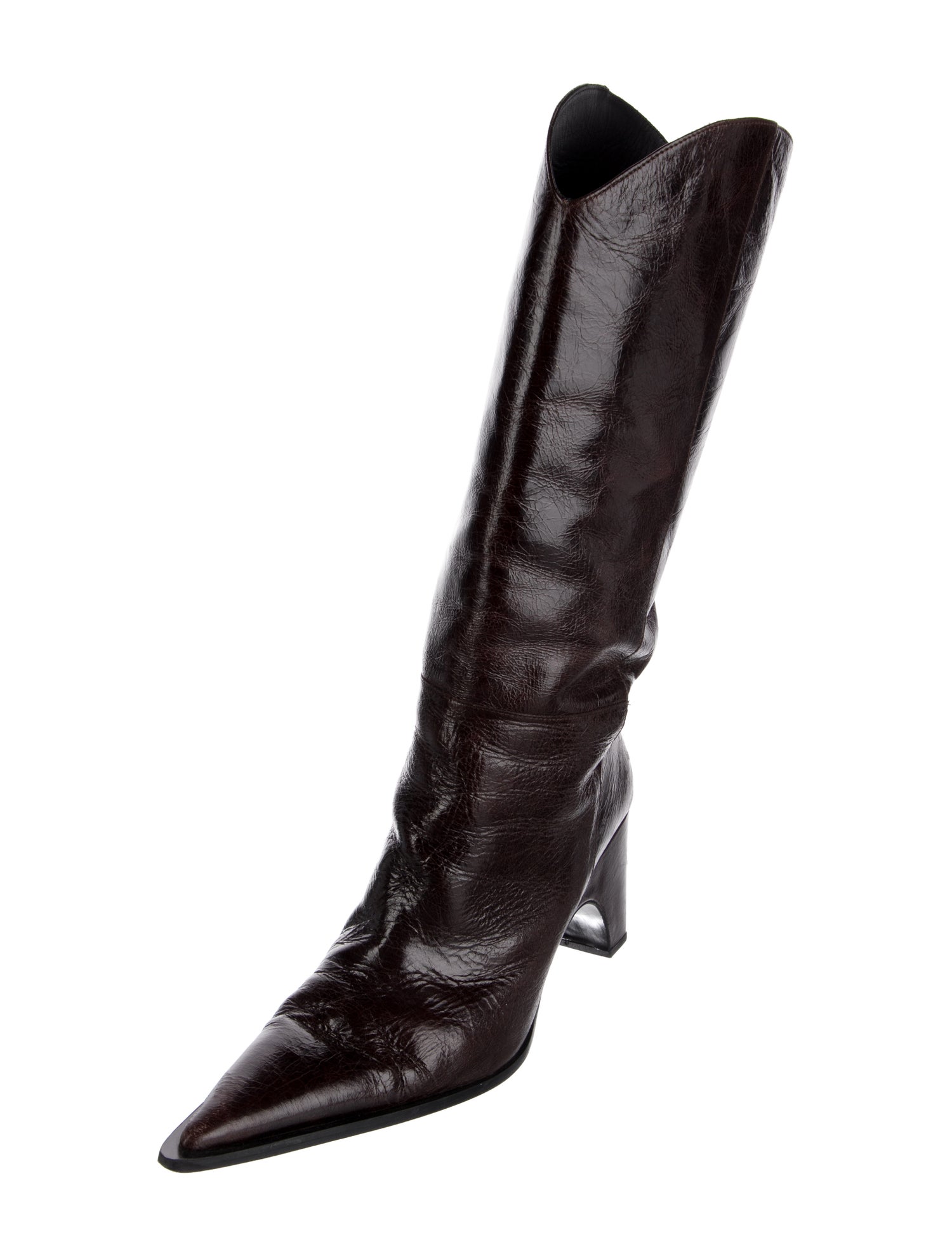 Coperni Leather Western Boots