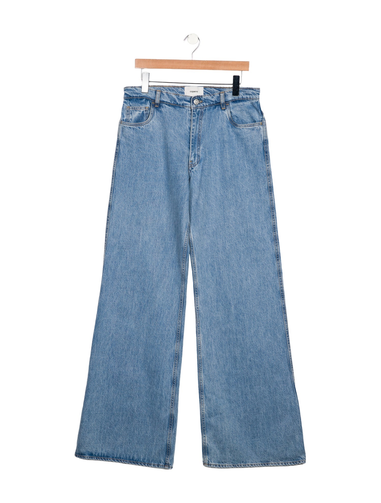 Coperni High-Rise Wide Leg Jeans