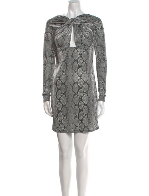 Coperni Animal Print Mini Dress