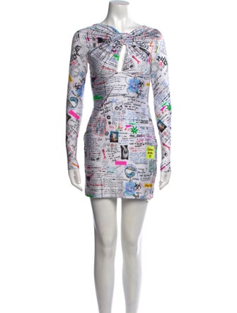 Coperni Printed Mini Dress
