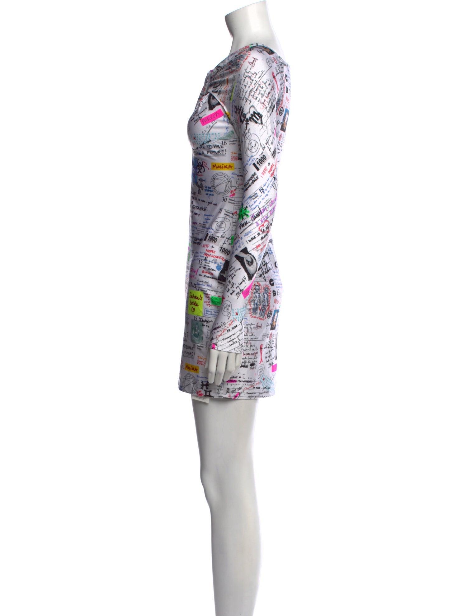 Coperni Printed Mini Dress