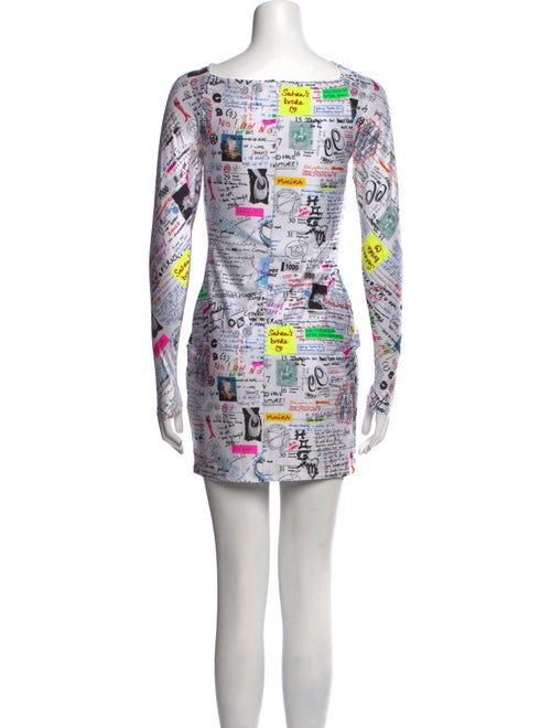 Coperni Printed Mini Dress