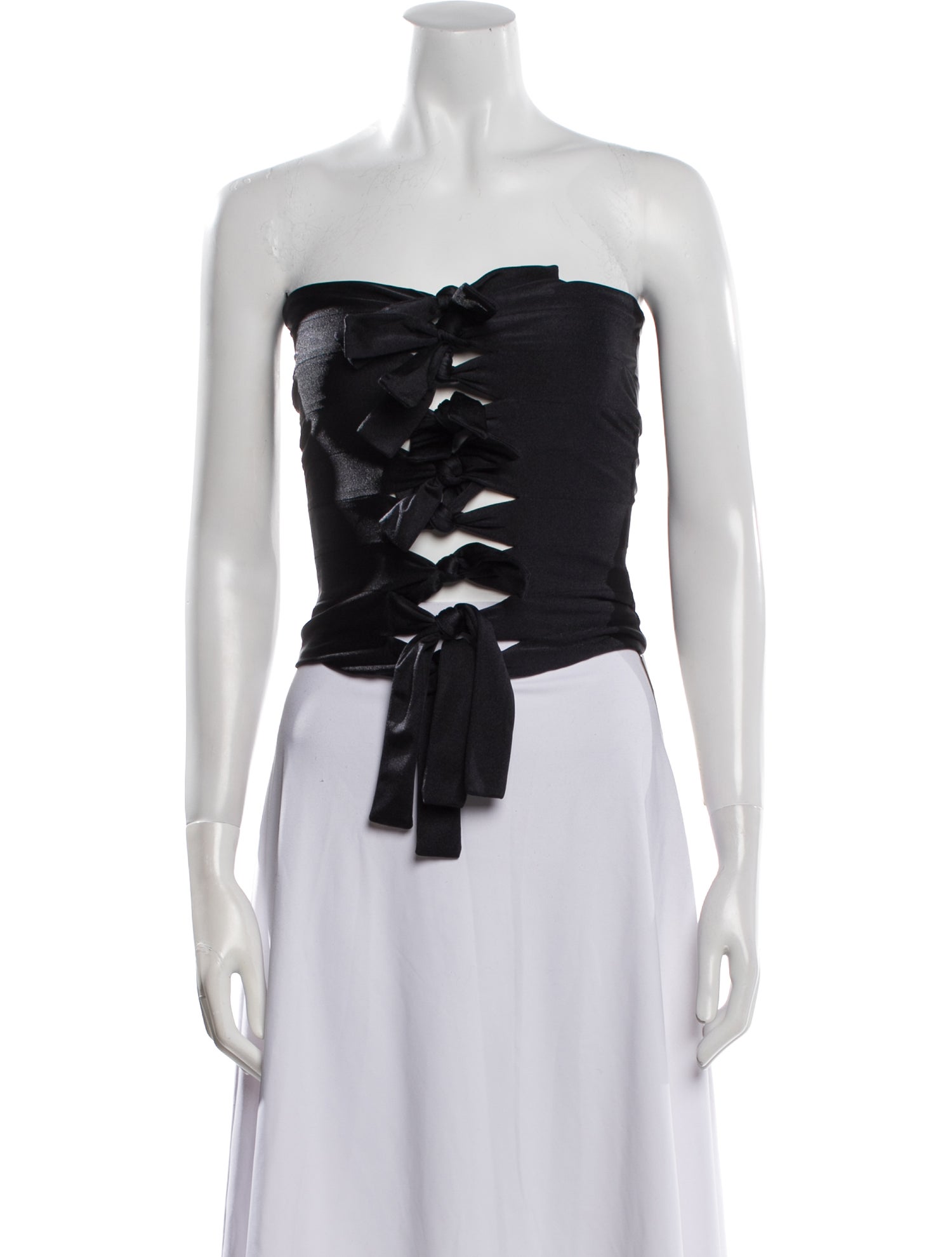 Coperni Strapless Crop Top