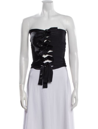 Coperni Strapless Crop Top