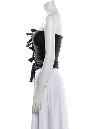 Coperni Strapless Crop Top