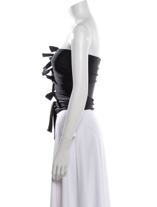 Coperni Strapless Crop Top